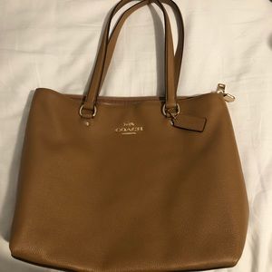 Brown Coach tote
